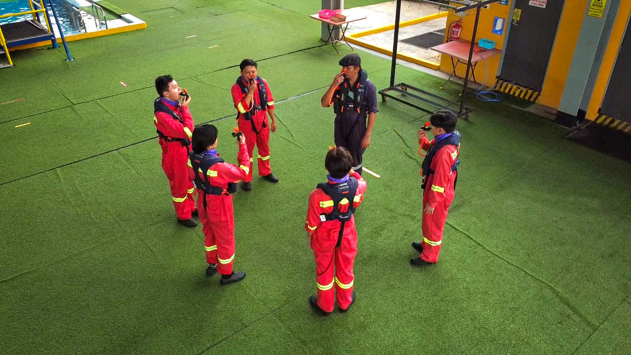 CAEBS Dry Initial Deployment Training - compressed air emergency breathing system training